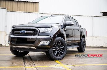 FORD RANGER MO978 RAZOR BLACK SATIN MACHINED